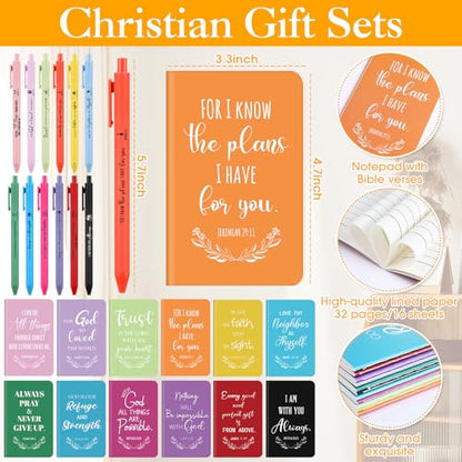 Sayglossy 72 Pcs Christian Bible Gifts Set Bulk Religious Gifts, Colorful - color: Colorful