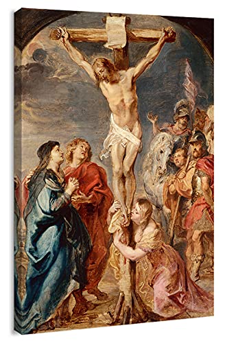 Canvas Print Wall Art - Christ on The Cross by Peter Paul Rubens - 12x18 inches - color: Christ on the Cross, size: 18"L x 12"W