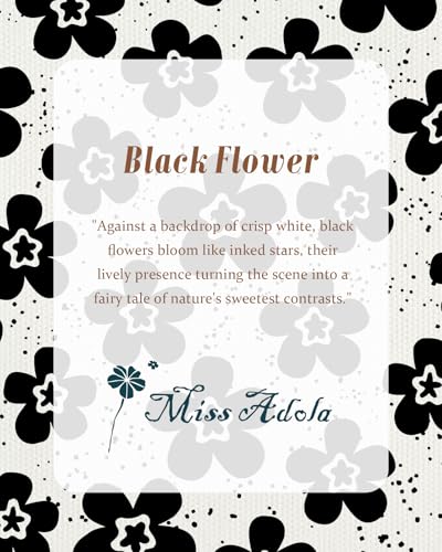 Miss Adola Large Tote Bag for Women - Canvas Tote Bag with Zipper Aesthetic Reusable Shoulder Bag for Gym, Travel, Work - style: Bk Spot Flower