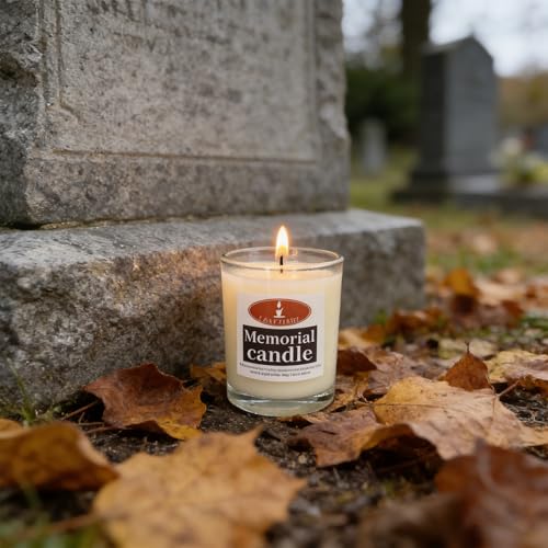 Natural Soy Wax Yahrzeit Memorial Candles (6 Pack) – Hand-Poured, Bereavement Gifts for Jewish Sympathy & Remembrance