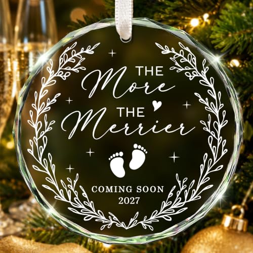 HEXMOZ Pregnancy Announcement for Grandparents, Husband - Pregnancy Ornament 2027 - color: Pregnancy Reveal