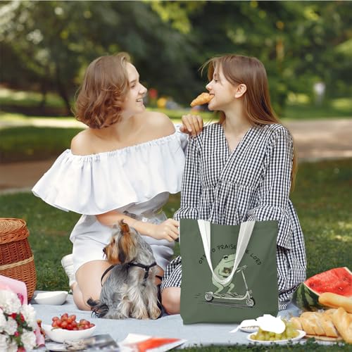 Bible Tote Bags Cute Christian Preppy Canvas Tote Bag Christian Gifts for Women Reusable Shopping Bags(Parent) - color: Christ-8