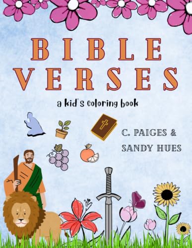 Bible Verses: a kid’s coloring book