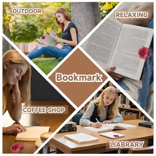Custom Bygone Mark Bookmark with Pen Holder, 26 Letters Name Initial Erebloom Personalized Magnetic Leather Book Mark, Magnetic Pen Holder Bookmark for Reading Men Women (Red, N) - color: Red, size: Initial N