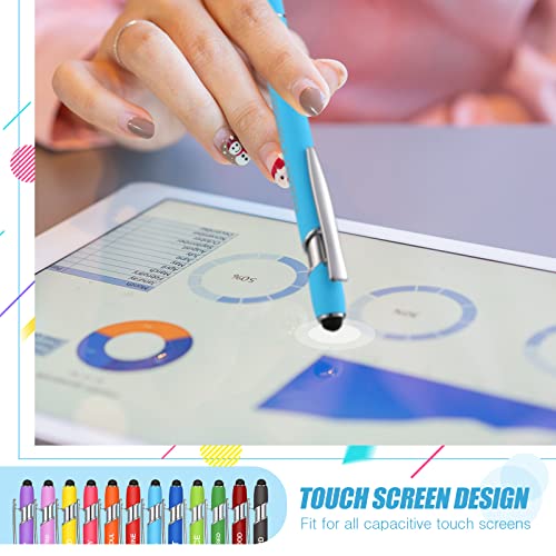 Zonon 12 Pcs Inspirational Pens, Motivational Ballpoint Pen Gifts for Women - color: Fresh Color, style: Bible Style