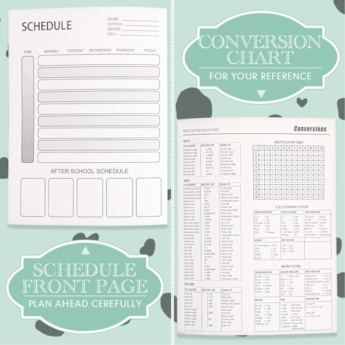 Colarr 8 Pack Composition Notebook Wide Ruled Marble, Boho Color - color: Boho Color