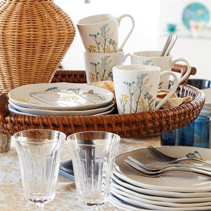 Lenox 896611 Wildflowers Dinner Plates, Set of 4 - style: Dinner Plates, Set of 4