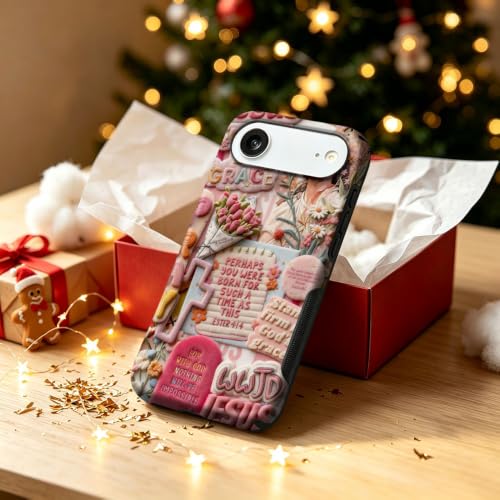 Compatible with iPhone 17 Air Case,Wireless Charging Compatible,Patented 2‑in‑1 Dual‑Layer Protection, Hot Transfer Print Hard Shell Cover - Bible Verse Aesthetics - color: Bible verse aesthetics, size: iPhone 17 Air