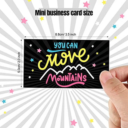 Outus 120 Pcs Motivational Encouragement Inspirational Card Boho Rainbow - style: Dark Style