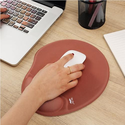 Mr. Pen- Ergonomic Mouse Pad with Wrist Rest - color: Brown