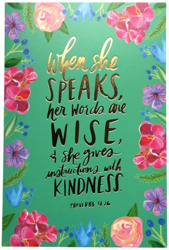 WORLD TRAVELER Scripture & Prayer Cards, 36 Prayer Cards, Gift Boxed 4x6 - color: Floral Wreath