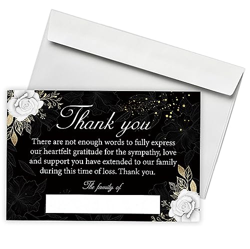 Black Gold Leaf Share A Memory Party Decorations Set, Goodbye Thank You Favors, Prayer Cards, Funeral Memorial Set, G1 - color: multicolorGX01