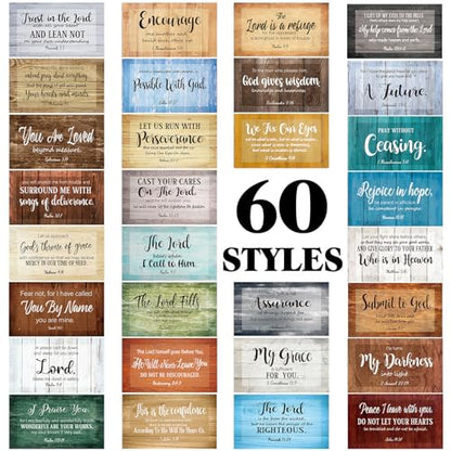 Estune 240 Pcs Bible Verse Cards bulk with Full Scripture, Classic Style - style: Traditional