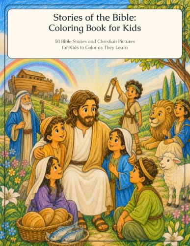 Stories of the Bible: Coloring Book for Kids