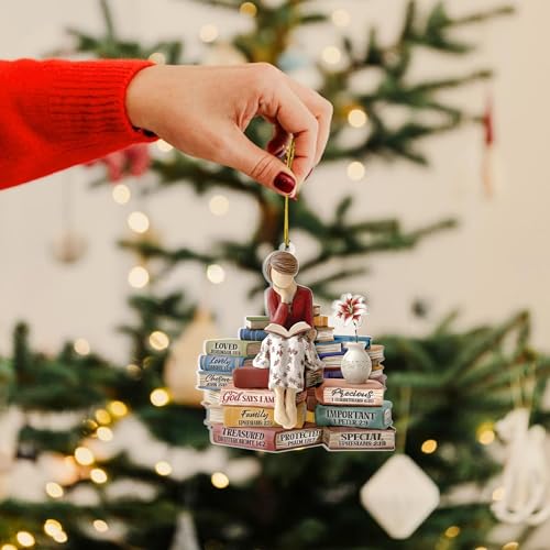Christian Bible Gifts for Women, God Says I Am Car Hanging Ornament for Mom - color: G Says You Are - Ao Do