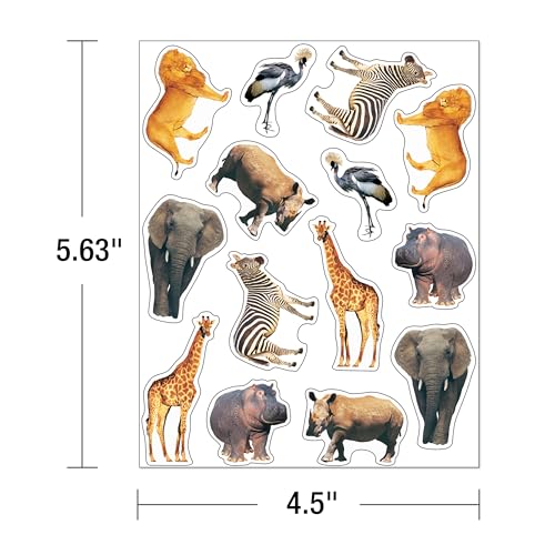 Carson Dellosa Wild Animals Serengeti Stickers, Teacher Reward Decal Pack - style: Wild Animals