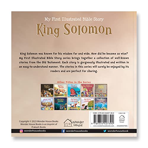 My First Illustrated Bible Story: King Solomon (My First Bible Stories)