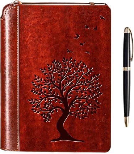 SETTINI® Vegan Leather Journal Gift Set with Pen 192 Pages, Tree of Life - color: Tree of Life