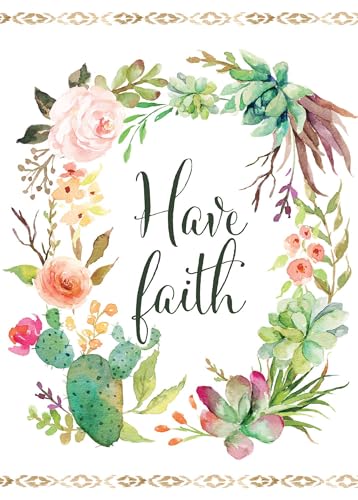 Floral Wreath Get Well Card, 5 x 7 Inches, 1 Count - color: Floral Wreath I