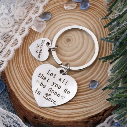Christian Keychains Cross Keychain Bible Accessories Gifts Christian Gifts Religious Gifts - color: Bible Keychain