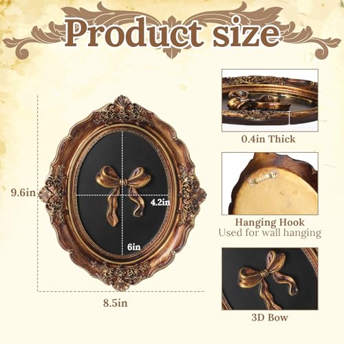 Thyle Bow Wall Art Decor Vintage Sculpture Catholic Wall Art - style: Bow
