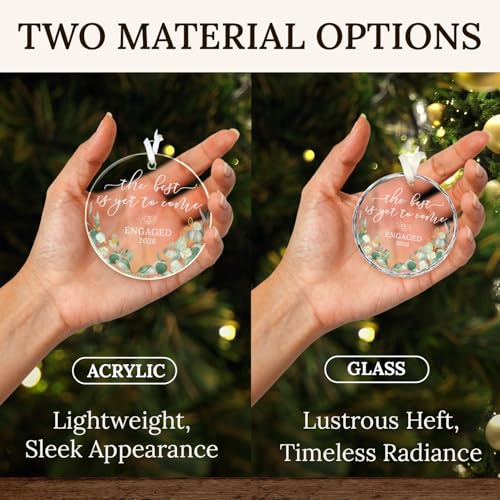 HEXMOZ Engagement Gifts for Couples, Women - Bride to Be Gift, Fiance Gift - color: Engaged 7 2026