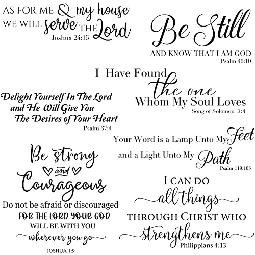 BBTO Bible Verse Stickers Peel & Stick,Be Still - style: Be Still