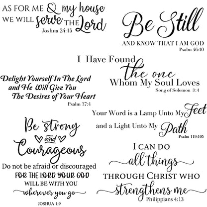 BBTO Bible Verse Stickers Peel & Stick,Be Still - style: Be Still