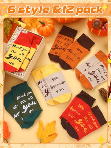 Xtinmee Housekeeping Week Appreciation Socks Gifts Bulk - color: Autumn Color