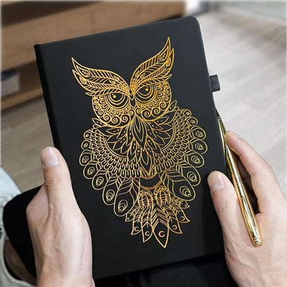 Veway Mystic Owl Journal and Pen Gift Set for Women & Men - style: Mystic Owl