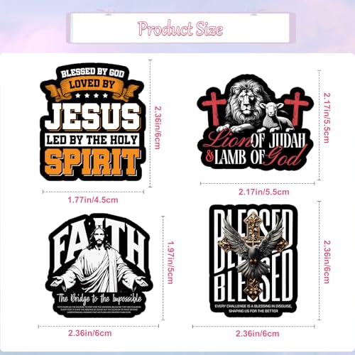 100pcs Jesus Bible Verse Stickers Christian Religious Faith Decals - color: 100pcs Bible Stickers 393