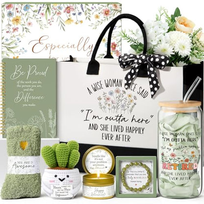 Happy Retirement Gift for Woman 2026, Teacher Nurse Retired Gifts for Women - style: Retirement