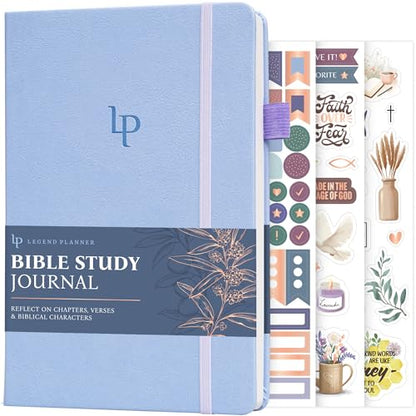 Legend Bible Study Journal for Women, Guide Notebook for Notes Periwinkle - color: Periwinkle