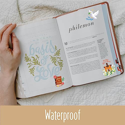 1000 PCS Bible Verse Stickers, Clear Inspirational Pray Stickers Encouraging Scripture Decals Jesus Christian Religious Faith Labels for Scrapbooks Bottles Computer Planner Diary Album Kids Adults - color: Colour Text & Image Version-a