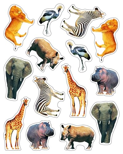 Carson Dellosa Wild Animals Serengeti Stickers, Teacher Reward Decal Pack - style: Wild Animals