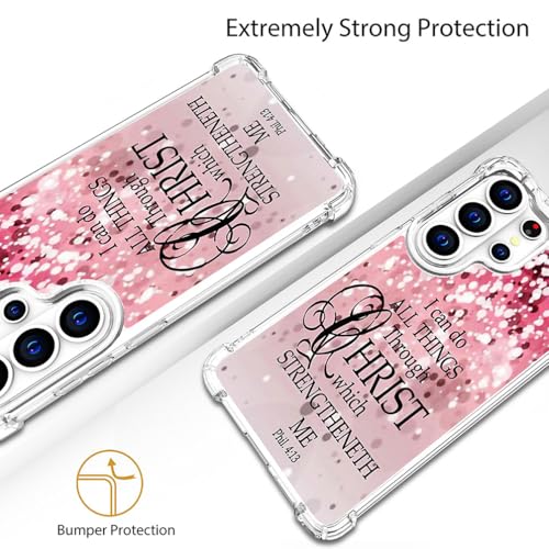 for Samsung Galaxy S26 Ultra Case - Pink Bible Verses - color: Pink Bible Verses, size: Galaxy S26 Ultra