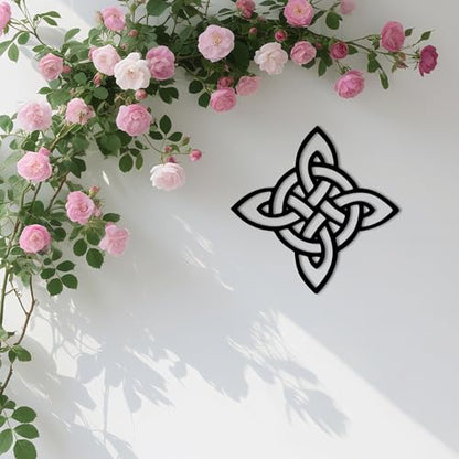 YATEASLU Celtic Cross Wall Decor, 3D Knot Art