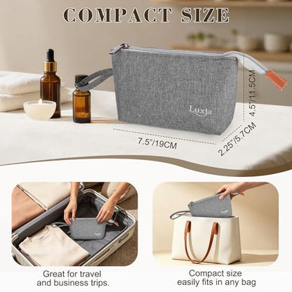 LUXJA Essential Oil Carrying Bag Holds 8 Bottles, Gray - color: Gray, size: Single-layer: hold 8 bottles