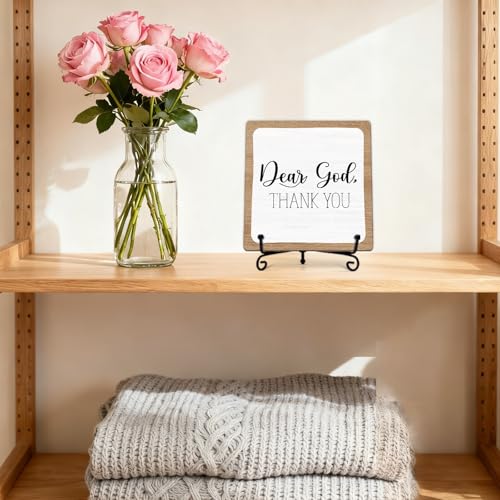 Religious Gifts for Women Men Friends Coworkers - color: Dear God Thank You