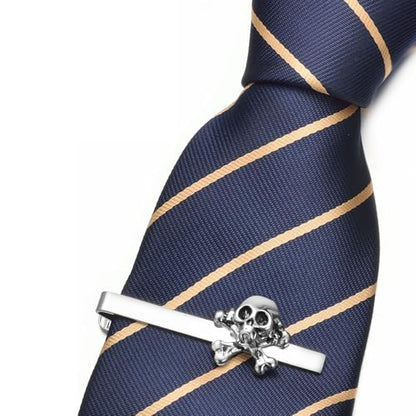 Silver Gold Cross Tie Clip for Men CZ Mother of Pearl Oil Drip Tie Bar Clip Personalized - color: Silver-sukll