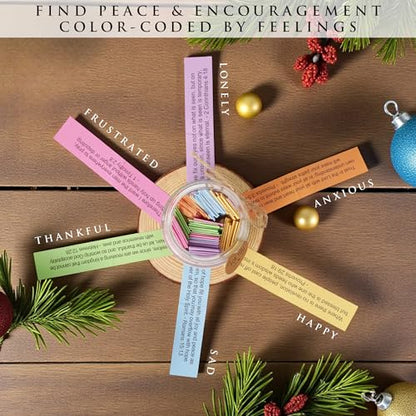 Bible Verse Jar (Christmas Bible Jar) - color: Christmas Bible Jar