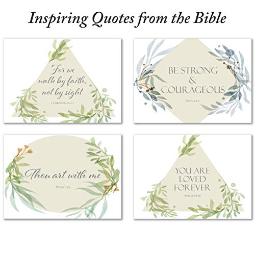 Inspirational Bible Verse Note Cards with Envelopes - Pack of 48 - style: Inspirational
