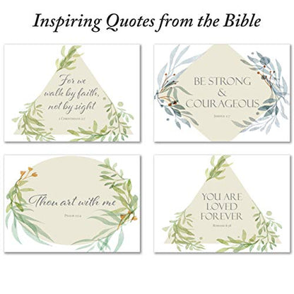 Inspirational Bible Verse Note Cards with Envelopes - Pack of 48 - style: Inspirational