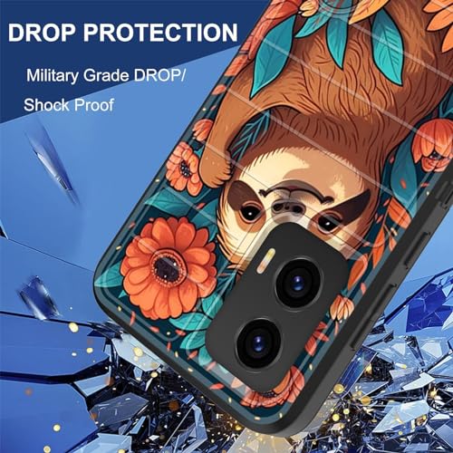 for Moto G Stylus 5G 2024 Case Built in Kickstand,Heavy Duty Protective Shockproof 3-Layer Full Body Rugged Phone Cover for Motorola Moto G Stylus 5G 2024,Cute Sloth - color: Cute Sloth