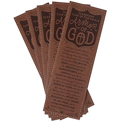 Salt & Light, Ephesians 6:13-17 Armor of God Bookmarks, 2 x 6 inches, 25 Bookmarks - style: Armor of God
