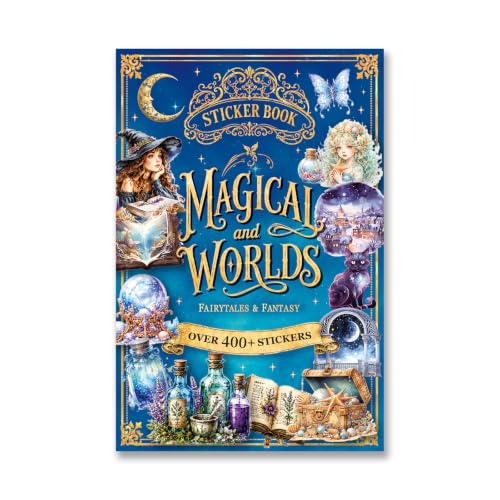 Fantasy Magic Sticker Book for Journaling Scrapbooking 400+ Stickers - color: Magical_fantasy