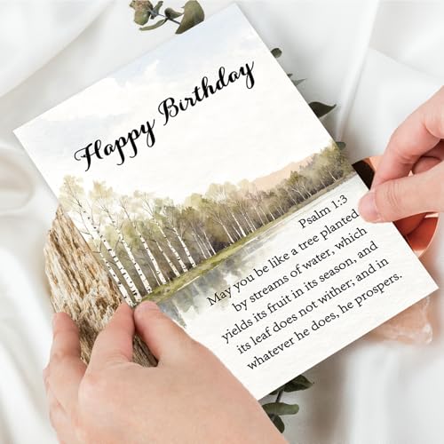 Christian Birthday Card Gift With Scripture for Men Women - style: AM-447