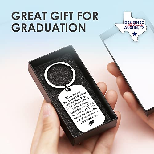 Rosa Vila Keychains For Women & Men, Gifts For Mom, Bonus Mom, Aunt, Sister, Dad, Grandma, Nurse, Teens, Coach, Teacher Pilot - style: Graduation Keychain