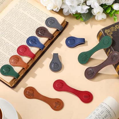 Sinload 24 Pcs Magnetic Leather Bible Bookmarks Bulk Pastor Gifts, Classic - style: Classic