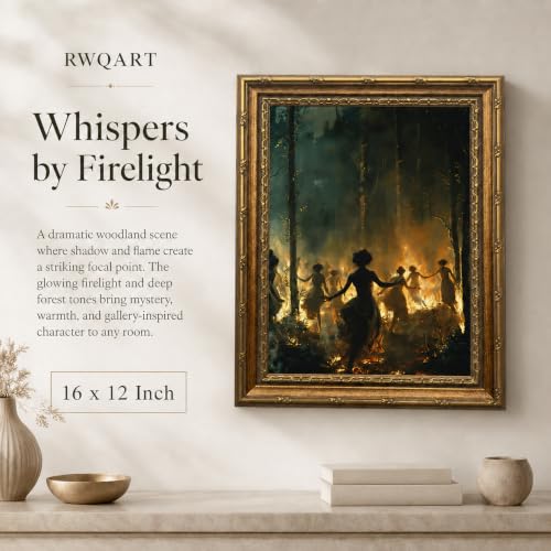 Fantasy forest Canvas Wall Art Framed Sacred FeminineArtwork 16x12 Inch - color: Fantasy forest Canvas 39, size: 16"L x 12"W